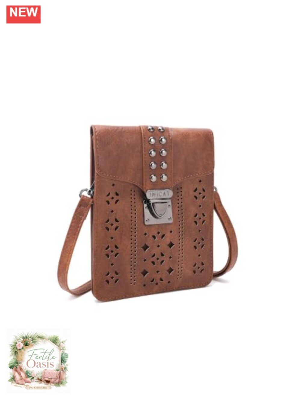 Faux Leather Crossbody Phone Purse RFID Blocking Women's Handbag Sling Bag